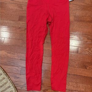 Vibrant Red Leggings